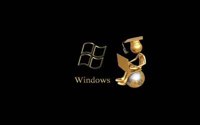 Bold Golden Wallpaper Technology Wallpaper 4K 1920x1200 Hd, Pc, Desktop, Wallpaper, Featuring, A, Golden, Windows, Logo, Figure, Laptop, Sitting, Orange, Ultrawide, Full HD