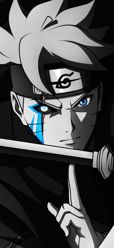 Sleek Anime Wallpaper Technology Wallpaper 4K 1242x2688 White