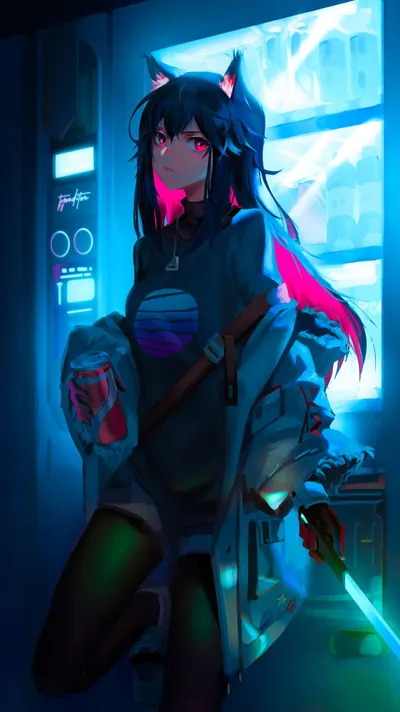 Misty Cyber Wallpaper Technology Wallpaper 4K 2250x4000 Pink, White