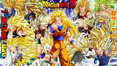 Super Saiyan Characters Including Vegetto Fantasy Wallpaper 4K 1920x1080 Hd, Wallpaper, Featuring, Super, Saiyan, 3, Characters, Including, Vegetto, Gogeta, Trunks, Gotenks, Yellow, White, Purple, Ultrawide, Full HD
