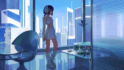 Vibrant Anime Wallpaper World Wallpaper 4K 2560x1440 Pink, Gray, White