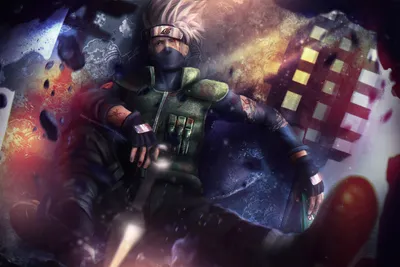 Kakashi Hatake Anime Abstract Wallpaper 4K 1920x1280 Kakashi, Hatake, From, The, Anime, Naruto, Depicted, In, Dynamic, Desktop, Featuring, Vibrant, Gray, Brown, Landscape, Full HD