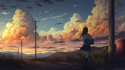 Calm Anime Wallpaper Nature Wallpaper 4K 1920x1080 Gray