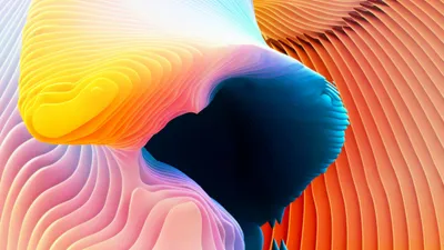 Bold Colorful Wallpaper Abstract Wallpaper 4K 2560x1440 Colorful, Abstract, Spiral, Design, With, Flowing, Wavy, Textures, Vibrant, Hues, Rendered, High, White, Ultrawide, QHD