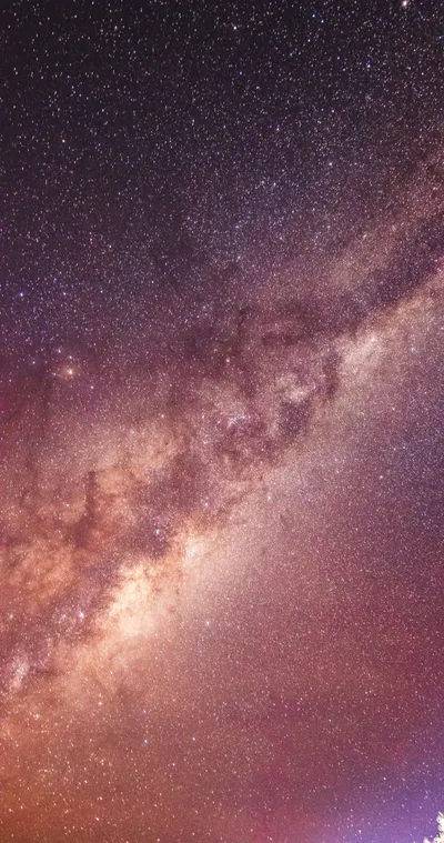 Bright Stars Night Sky Space Space Wallpaper 4K 3162x6000 Brown, Gray