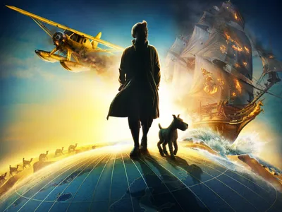Iconic Scenes Adventures Tintin Animals Wallpaper 4K 1920x1440 An, Hd, Desktop, Wallpaper, Featuring, Iconic, Scenes, From, Adventures, Tintin, Showcasing, His, White, Landscape, Full HD