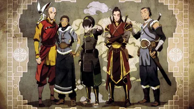 Characters Avatar Last Airbender Abstract Wallpaper 4K 1920x1080 Hd, Desktop, Wallpaper, Featuring, Characters, From, Avatar:, The, Last, Airbender, Legend, Gray, Ultrawide, Full HD