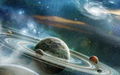 Space Galaxy Planets Wallpaper 4K, Space category