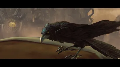 Epic Fantasy Wallpaper Animals Wallpaper 4K 1920x1080 Fantasy-themed, Hd, Pc, Desktop, Wallpaper, Featuring, A, Dark, Detailed, Bird, Perched, Mysterious, Brown, Gray, Ultrawide, Full HD
