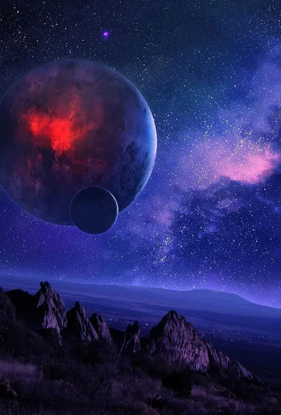 Vibrant Space Wallpaper Wallpaper 4K, Space category
