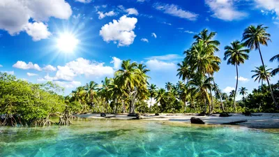Epic Tropical Wallpaper Nature Wallpaper 4K 1920x1080 Hd, Desktop, Wallpaper, Of, A, Tropical, Island, Beach, Clear, Turquoise, Water, Lush, White, Red, Ultrawide, Full HD