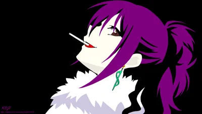 Minimalist Anime Hana Kirisaki Minimal Wallpaper 4K 7680x4320 Minimalist, Anime, Wallpaper, Of, Hana, Kirisaki, From, Nisekoi:, Purple, Hair, Brown, Black, White, Ultrawide, 4K