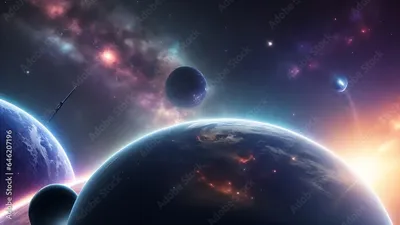 Space Galaxy Planets Stars Space Wallpaper 4K 1000x563 Gray