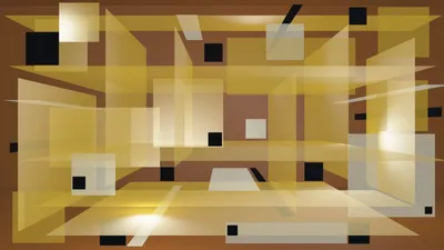 Golden Abstract Wallpaper Abstract Wallpaper 4K 1920x1080 Abstract, 3d, Cgi, Geometric, Pattern, In, Warm, Tones, Designed, High-definition, Desktop, Brown, Orange, Ultrawide, Full HD