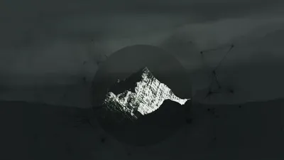 Abstract Black White Depiction Black/Dark Wallpaper 4K 5532x3112 Abstract, Black, And, White, Depiction, Of, A, Mountain, Rendered, Ultra, Designed, Striking, Gray, Ultrawide, 4K