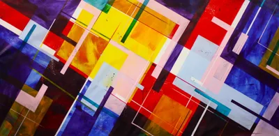 Radiant Abstract Wallpaper Abstract Wallpaper 4K 3180x1555 Abstract, Hd, Pc, Desktop, Wallpaper, Featuring, Vibrant, Geometric, Shapes, Bold, Colors, Layered, Purple, Yellow, White, Ultrawide, QHD