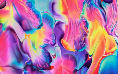 Abstract Art Colorful Fluid Abstract Wallpaper 4K 1920x1200 White, Pink