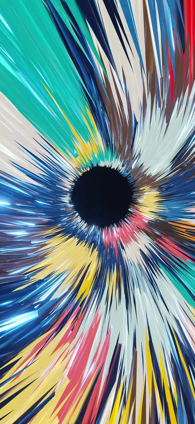 1125x2436 Colorful Digital Abstract Wallpaper 4K 1125x2436 White