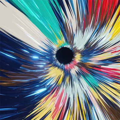 Colorful Digital Abstract Abstract Wallpaper 4K 2732x2732 White