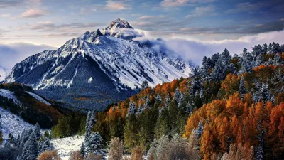 Dreamy Mountain Wallpaper Nature Wallpaper 4K 3840x2160 Gray