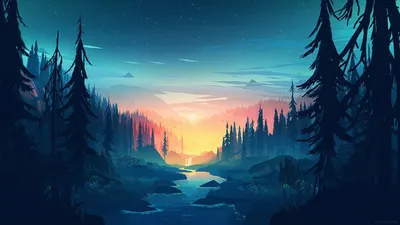 Animated Forest Cave Nature Wallpaper 4K 1600x900 Brown, Orange