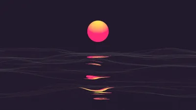 Dreamy Minimalist Wallpaper Minimal Wallpaper 4K 3840x2160 Pink, Orange