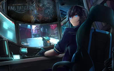 Anime Gaming Cave Games Wallpaper 4K 1920x1200 White, Gray