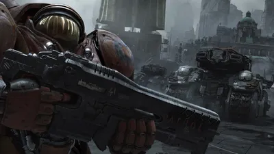 Space Marine Armed Wallpaper 4K, Space category