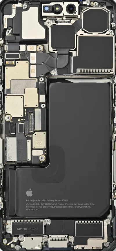 Iphone Teardown Uncover Innovation Abstract Wallpaper 4K 1179x2556 White