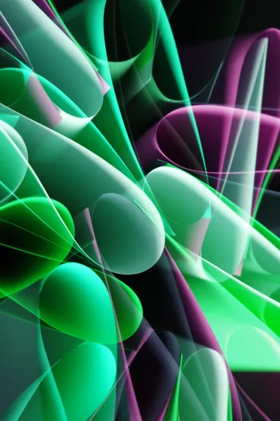 Dynamic Abstract Art Green Abstract Wallpaper 4K 3648x5472 Purple, Orange, White