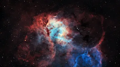 Bright Nebula Wallpaper Space Wallpaper 4K 2560x1440 Brown, Gray