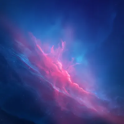 Blue Nebula Android Mamie Jones Space Wallpaper 4K 2560x2560 Brown