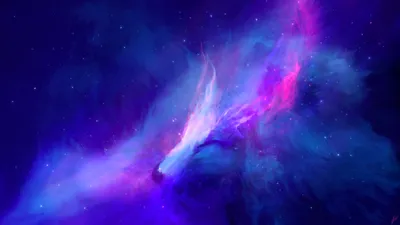 Serene Nebula Wallpaper Space Wallpaper 4K 2560x1440 Brown