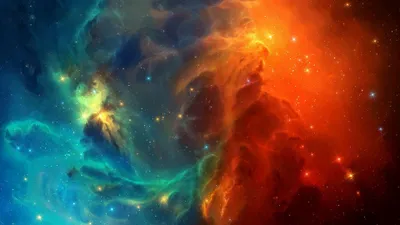 Sleek Outer Wallpaper Space Wallpaper 4K 3840x2160 Red, Orange