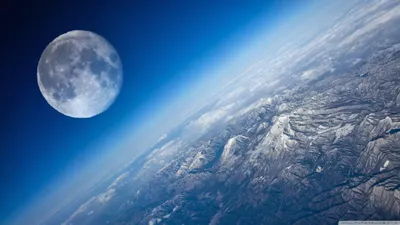 Moon Space Space Wallpaper 4K 2560x1440 Brown, White, Red