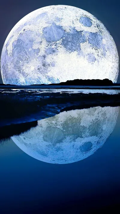 Golden Moon Wallpaper Space Wallpaper 4K 1080x1920 White