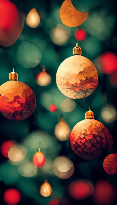 Christmas Com Abstract Abstract Wallpaper 4K 1024x1792 White, Pink