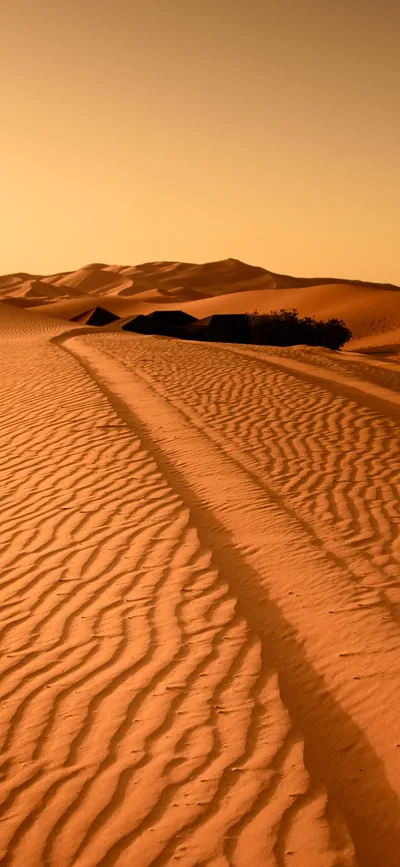 Desert Fantasy Iphone Christopherr36 Fantasy Wallpaper 4K 1125x2438 Brown, Orange