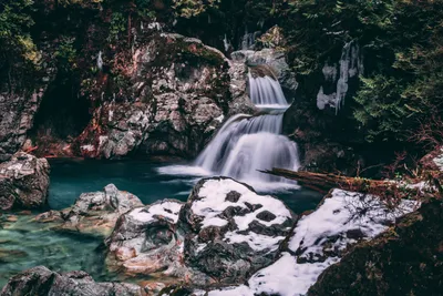 Waterfalls During Daytime Waterfall Nature Wallpaper 4K 6000x4000 White
