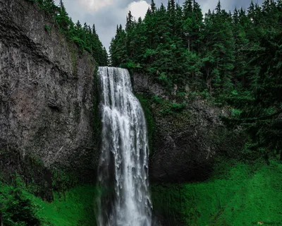 Nature Waterfall Nature Nature Wallpaper 4K 2560x2048 Gray