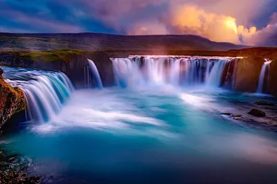 Nature Waterfall Nature Nature Wallpaper 4K 1280x853 Brown, White