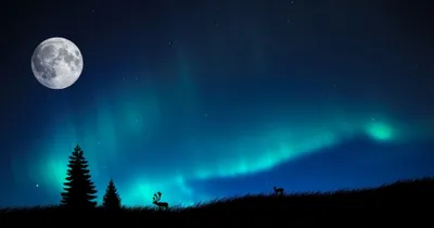 Aurora Borealis Cave Space Wallpaper 4K 2000x1049 Brown