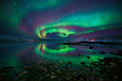 Vivid Aurora Wallpaper Space Wallpaper 4K 1920x1282 Purple, Orange