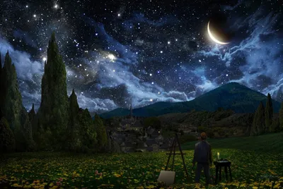 Dreamy Vincent Wallpaper Space Wallpaper 4K 1600x1071 Gray, Brown