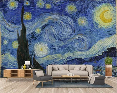 Vibrant Van Wallpaper Space Wallpaper 4K 1010x800 Gray