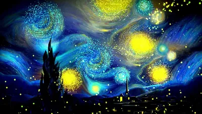 Starry Sky Live Night Space Wallpaper 4K 1920x1080 Pink, Yellow