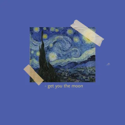 Van Gogh Starry Night Space Wallpaper 4K 2289x2289 Brown