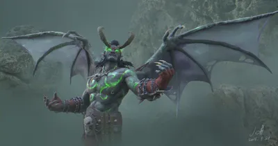 Bold Illidan Wallpaper Wallpaper 4K, Games category