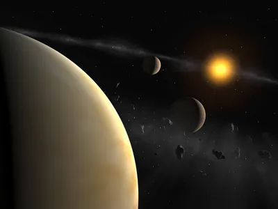 Golden Planetary Wallpaper Space Wallpaper 4K 3000x2250 Gray, Brown