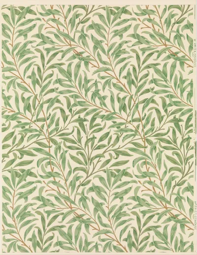 Willow Bough Met Dp306734 Abstract Wallpaper 4K 2985x3860 Gray